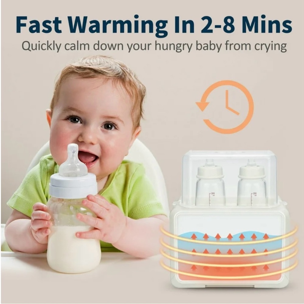 Sejoy White Baby Bottle Warmer and Sterilizer - Picture 4 of 11